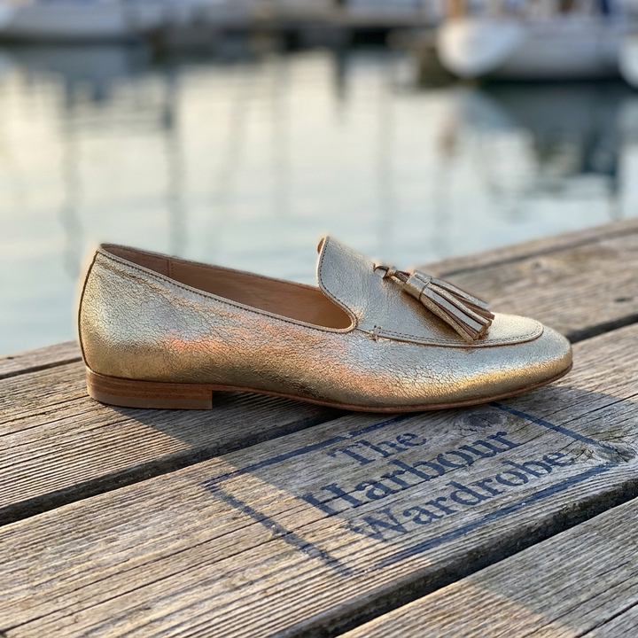 Vittoria | Women’s Gold Loafers