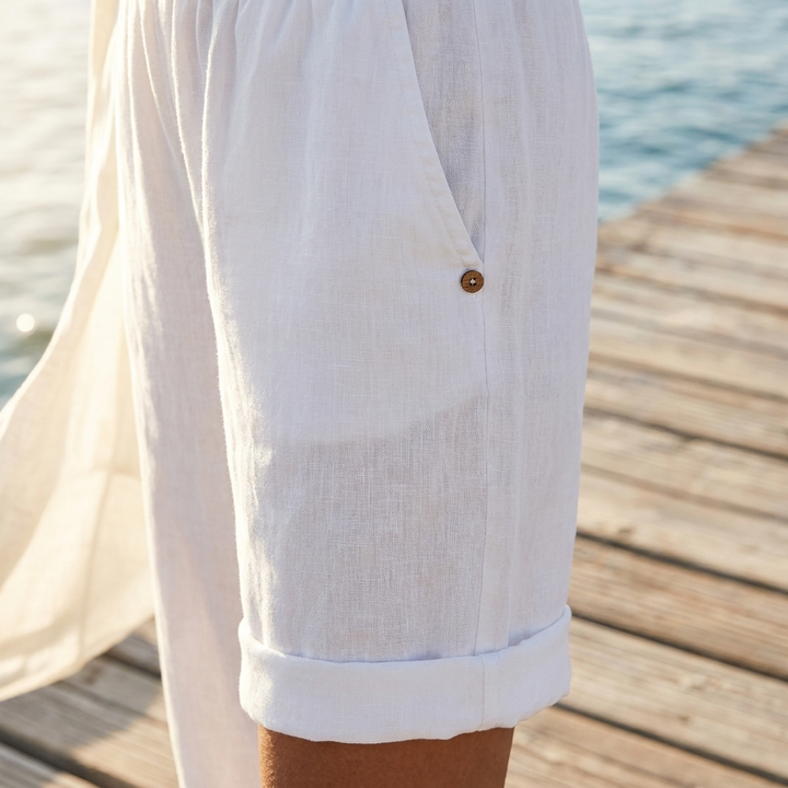 Sienna | Relaxed Linen Wide-Leg Pants