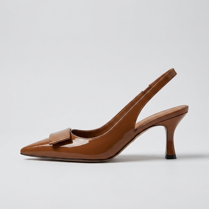 Hannah | Office Slingback Kitten Heels