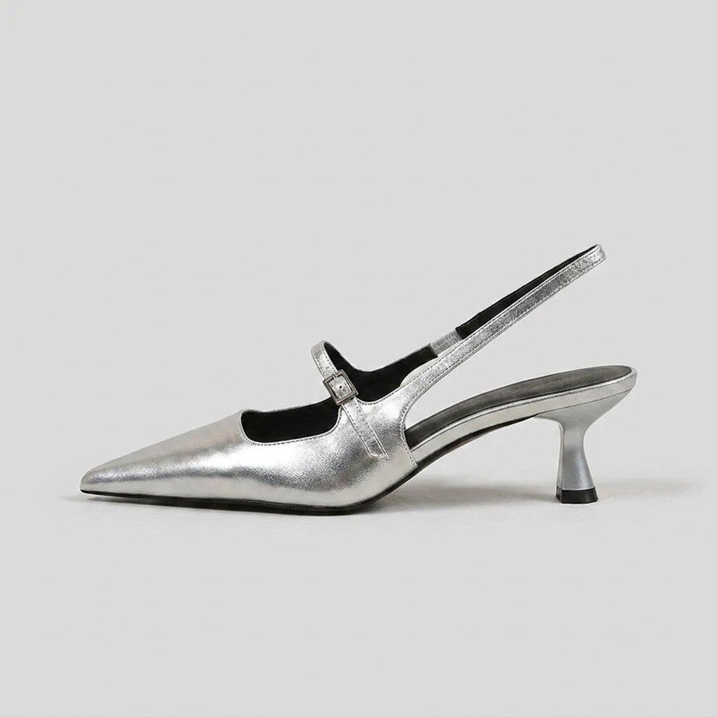 Stella | Slingback Kitten Heels