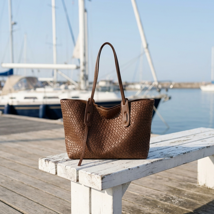 Valencia™ | Elegant Woven Tote Bag