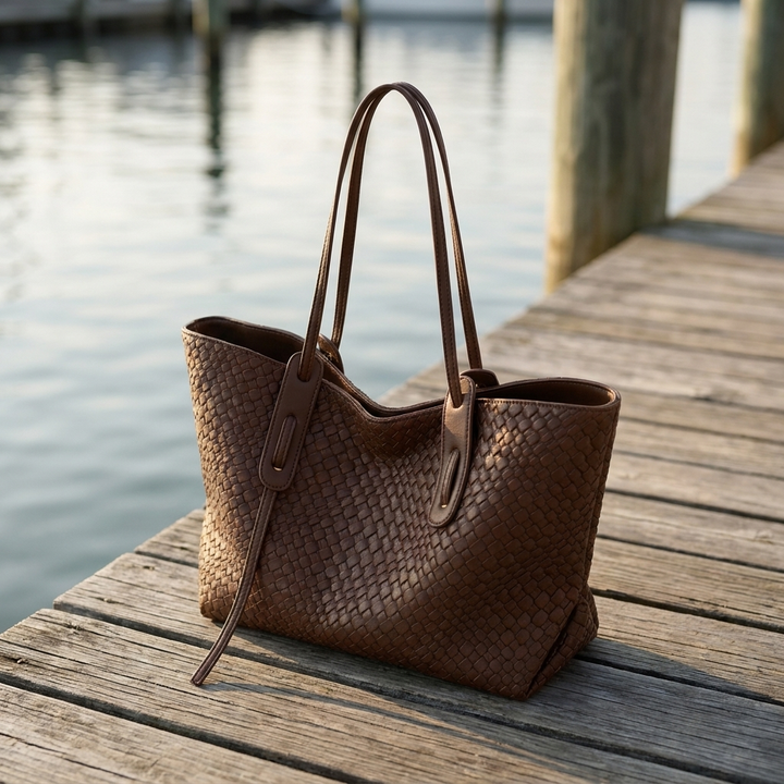 Valencia™ | Elegant Woven Tote Bag