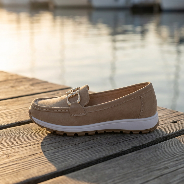Elly - Chic Buckle Loafers