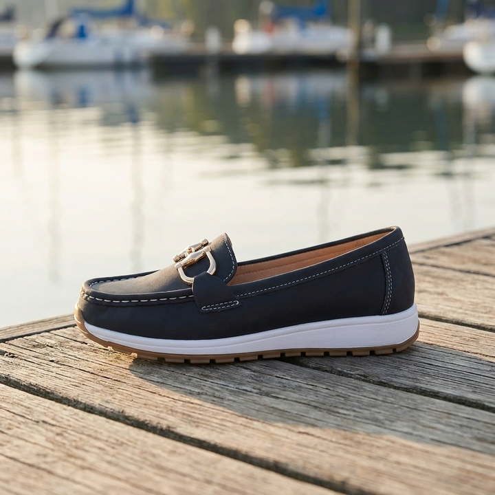 Elly - Chic Buckle Loafers