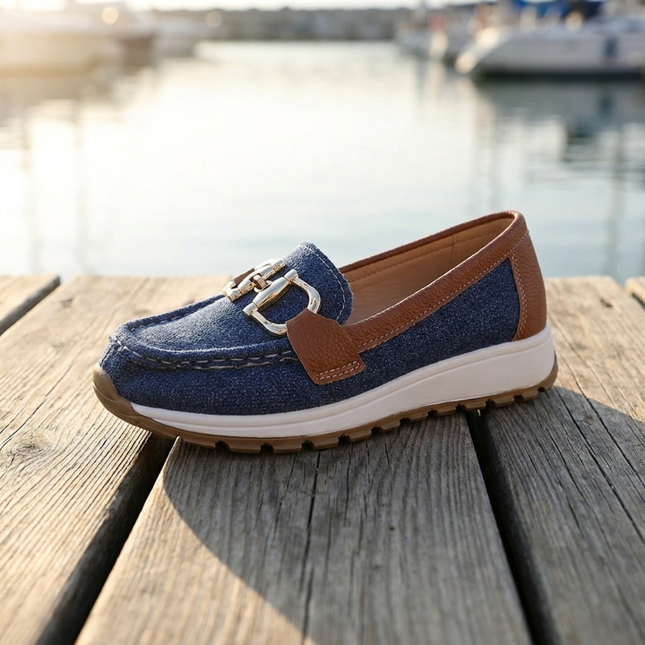 Elly - Chic Buckle Loafers