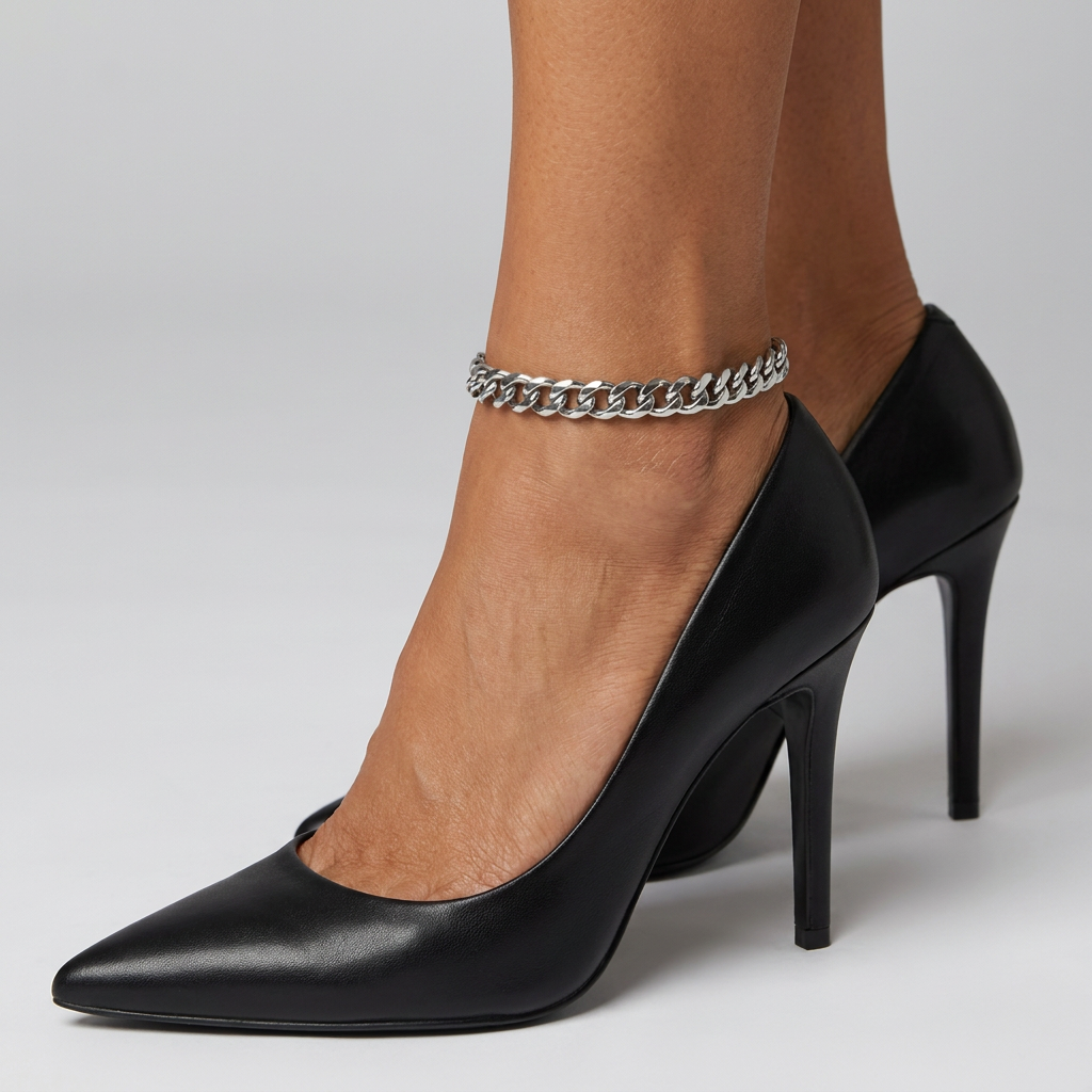 Silverwave | Chunky Chain Anklet