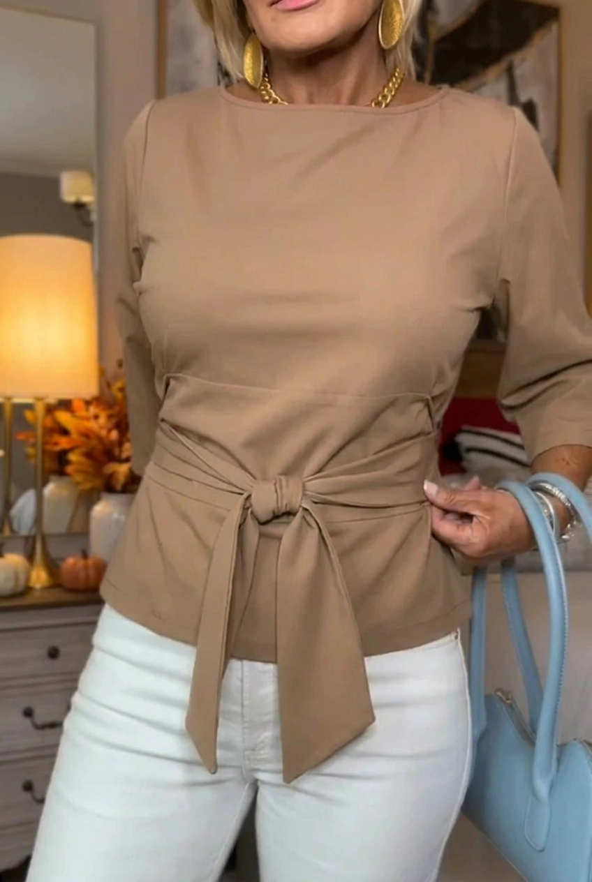 Dara – Tie Waist Flattering Top