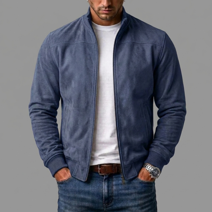 Christian – Bomber Jacket with Ribbed Trim