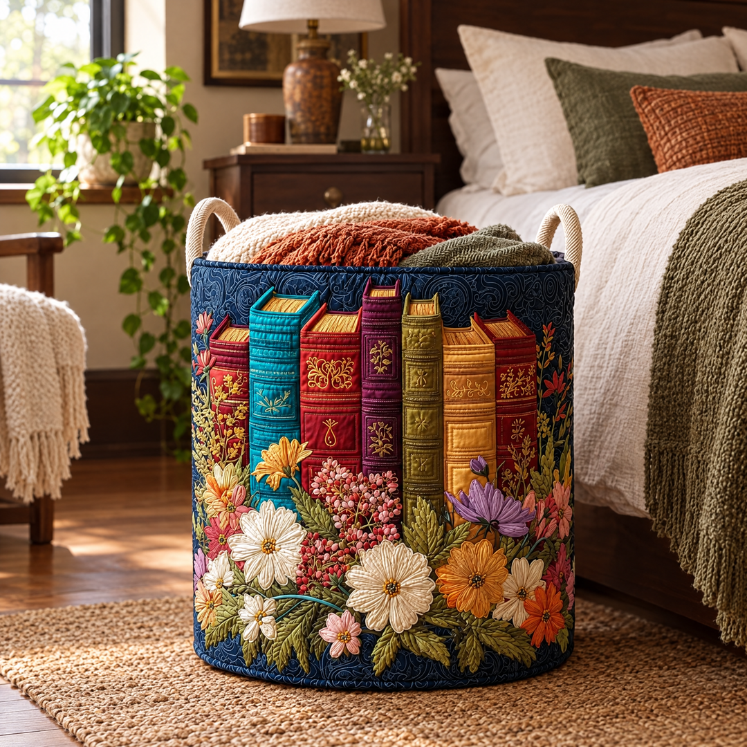 Libretta | Hand-Quilted Laundry Basket