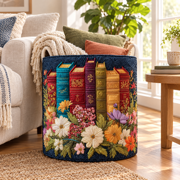 Libretta | Hand-Quilted Laundry Basket