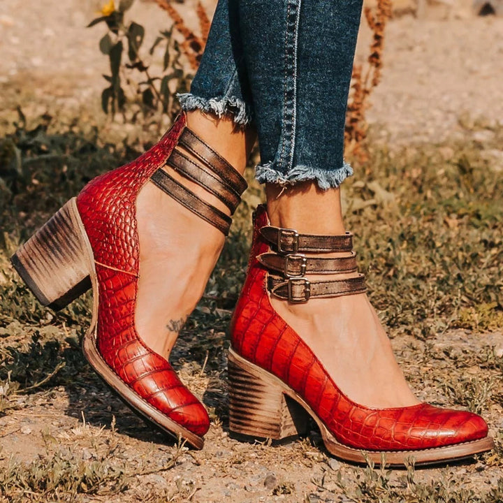 Nina | Women's Strappy Block Heel Sandals