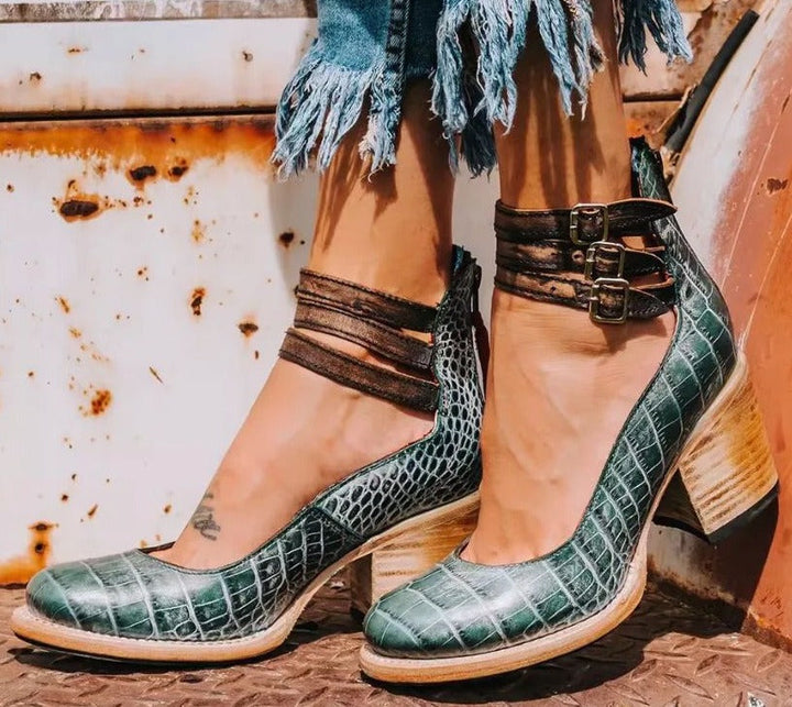 Nina | Women's Strappy Block Heel Sandals