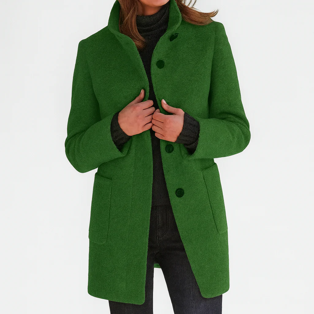 Éléonore – Midi-Length Wool Coat