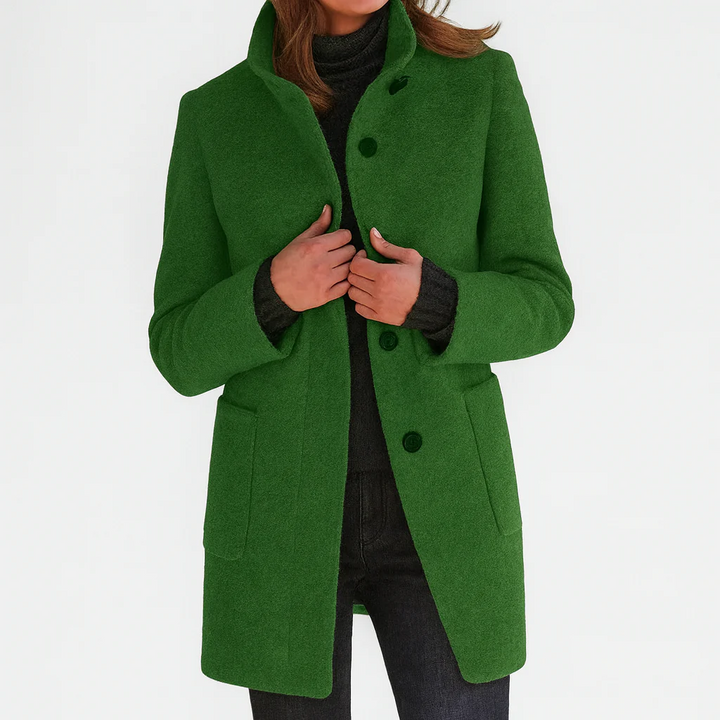 Éléonore – Midi-Length Wool Coat