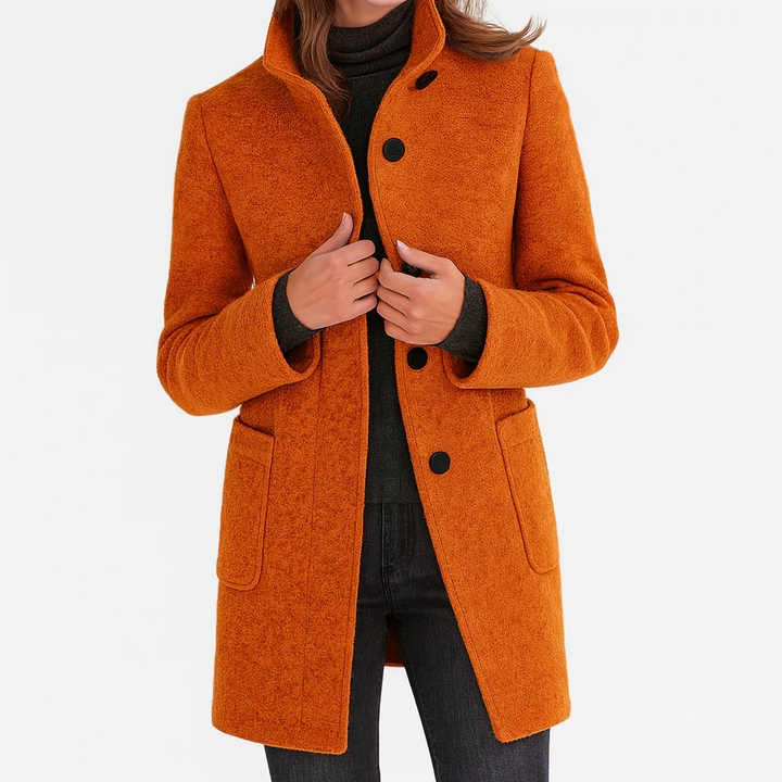 Éléonore – Midi-Length Wool Coat