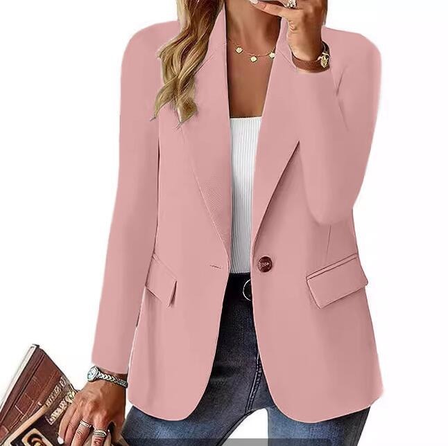 Camille – Fitted Blazer with Draped Collar