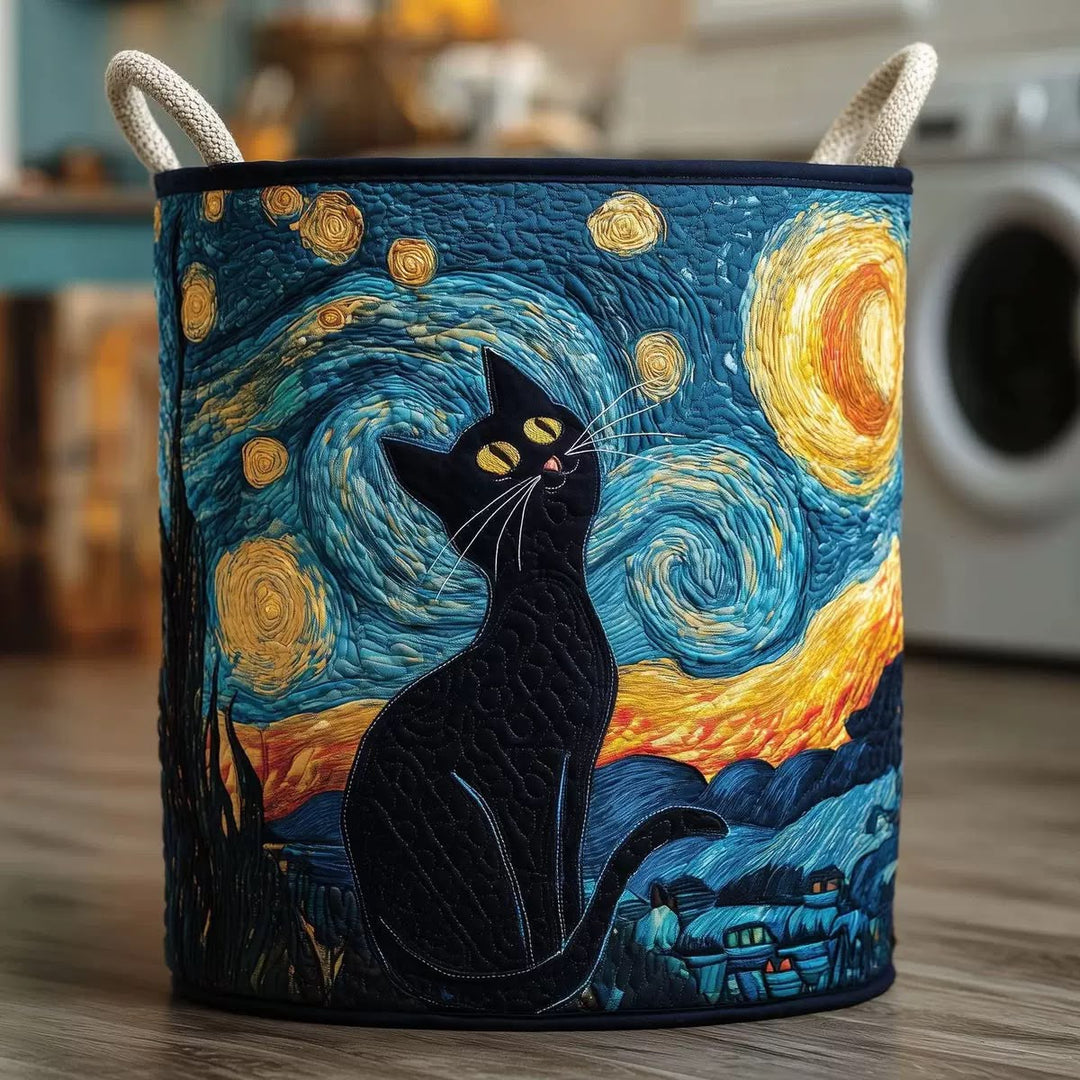 Vincenza | Hand-Quilted Laundry Basket