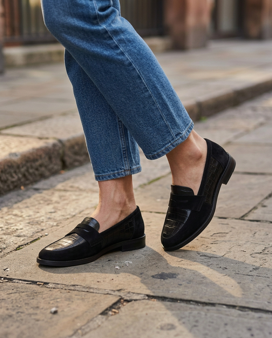 Mariluz Moccasins with Padded Insole