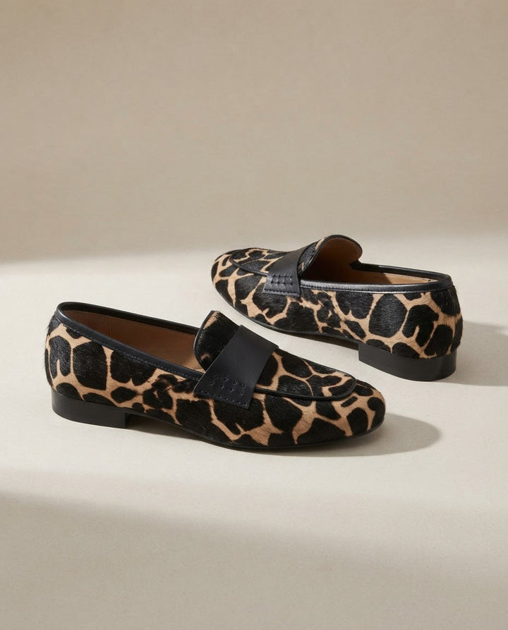 Giulia Moccasin — Apricot Giraffe