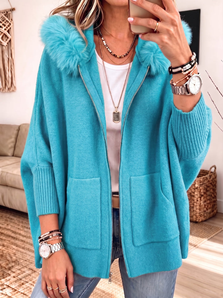Élise – Knit Hooded Jacket