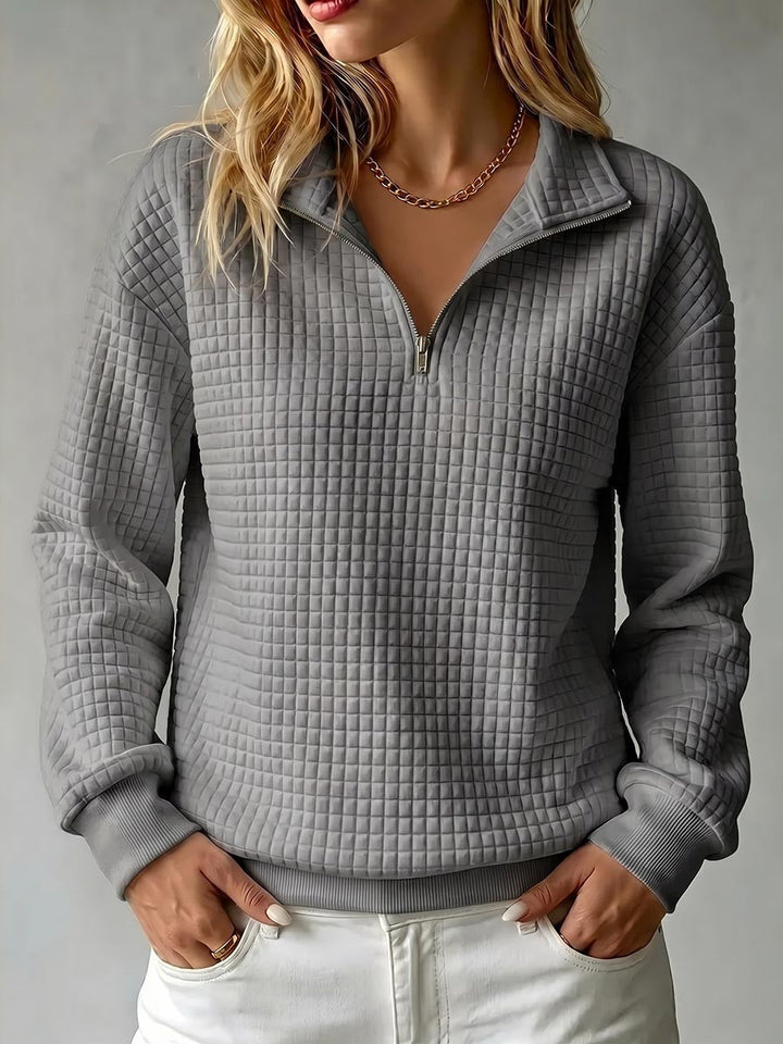 Brynmore | Casual Loose Waffle Knit Pullover