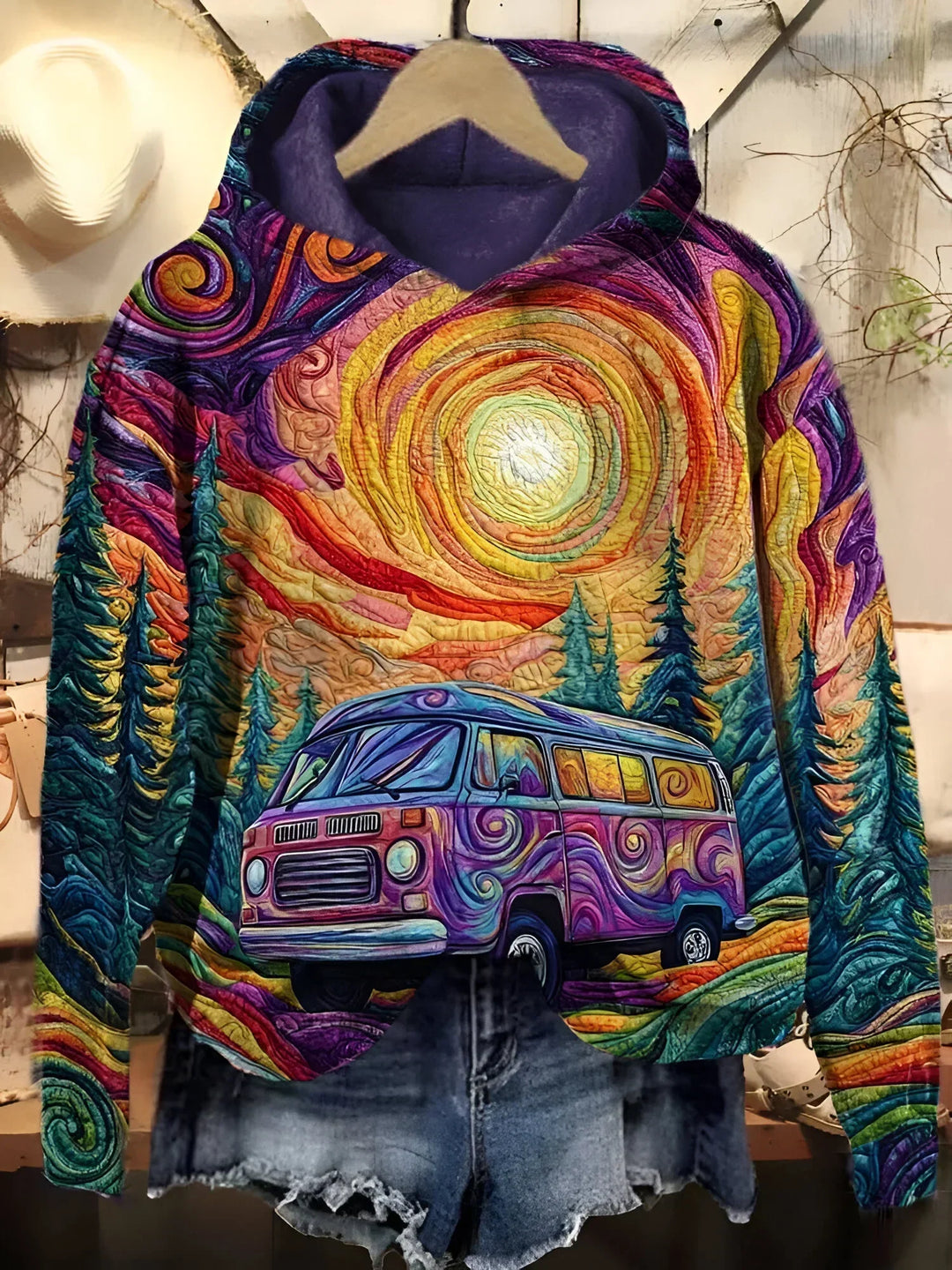 Tressa™ | Retro Roadtrip Hoodie