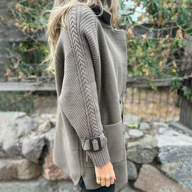 MID-LENGTH DOUBLE-BREASTED COAT