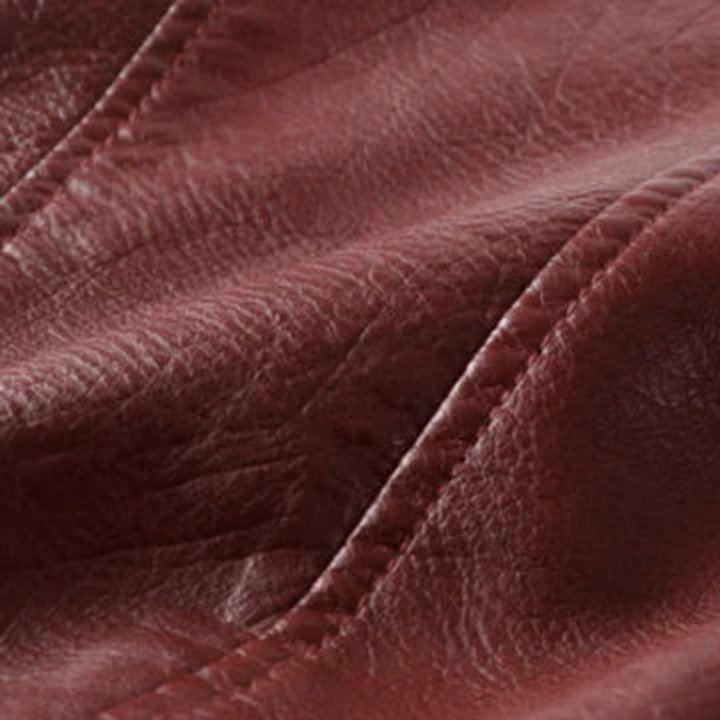 Aria | Women's Cropped Moto Faux Leather Jacket Belted Biker