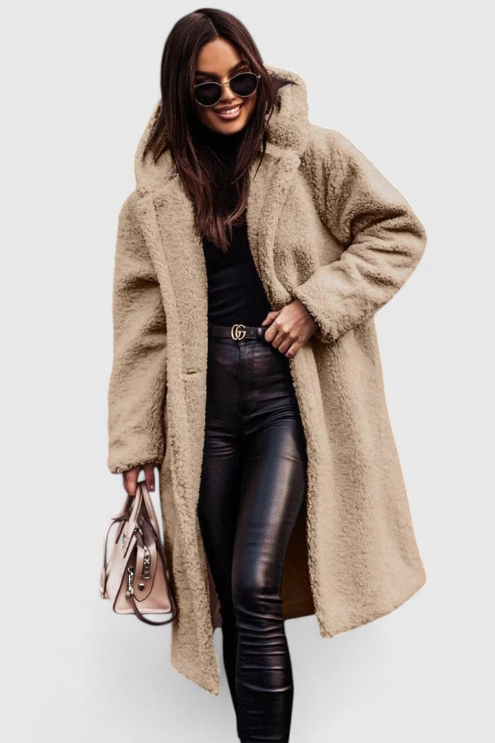 Madison | Women's Jacket Oversized Long Teddy Fleece Winter Coat