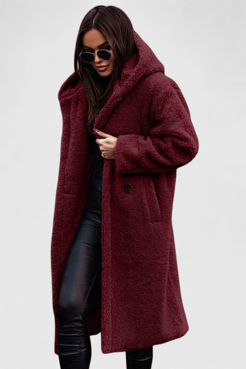 Madison | Women's Jacket Oversized Long Teddy Fleece Winter Coat