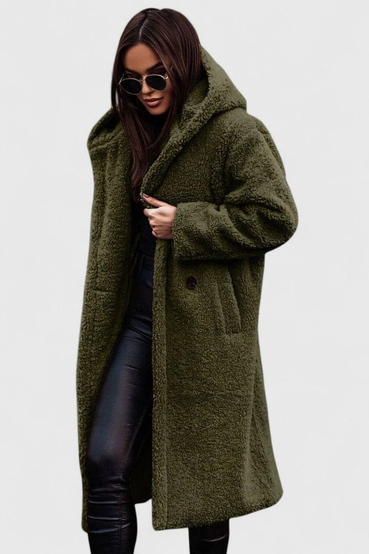 Madison | Women's Jacket Oversized Long Teddy Fleece Winter Coat