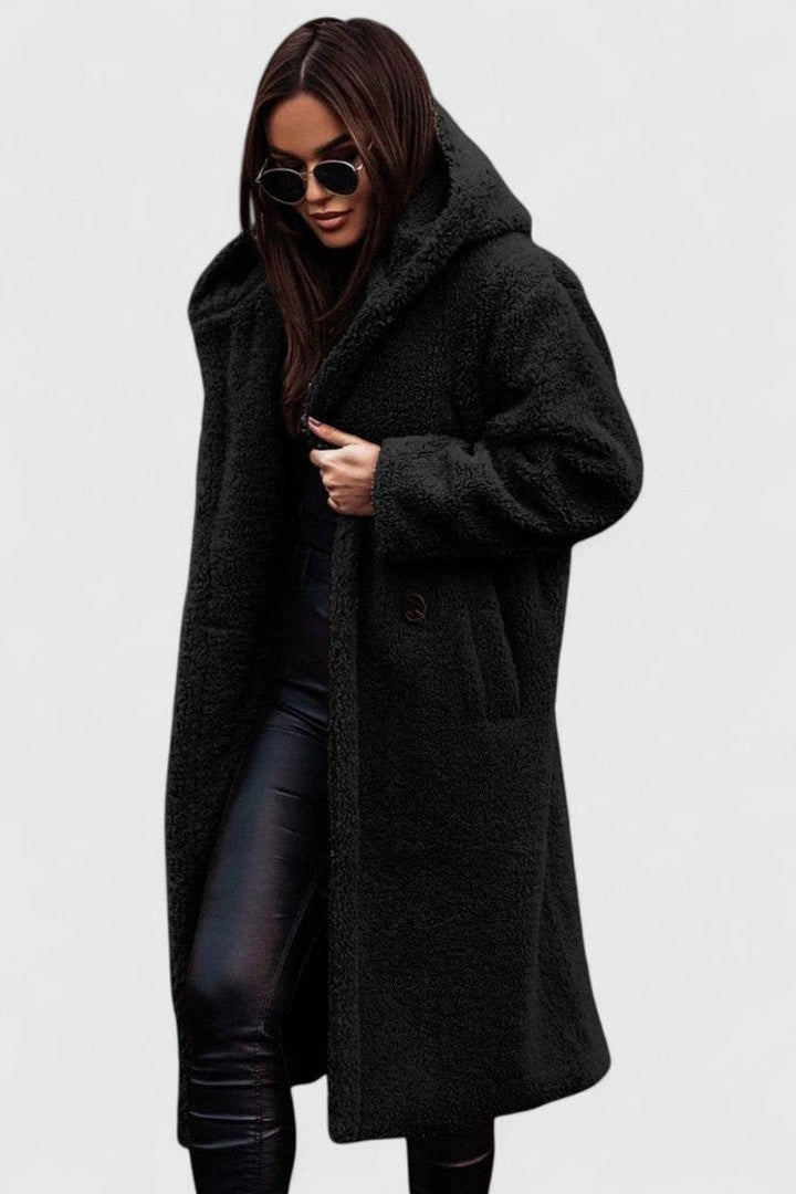 Madison | Women's Jacket Oversized Long Teddy Fleece Winter Coat