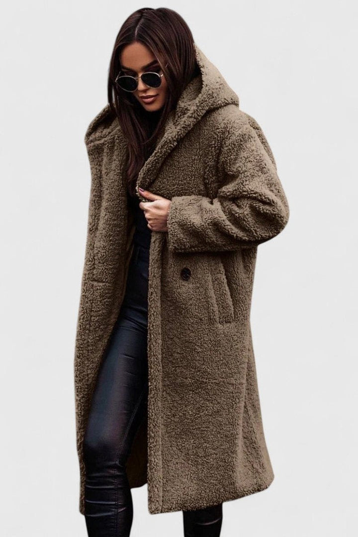 Madison | Women's Jacket Oversized Long Teddy Fleece Winter Coat