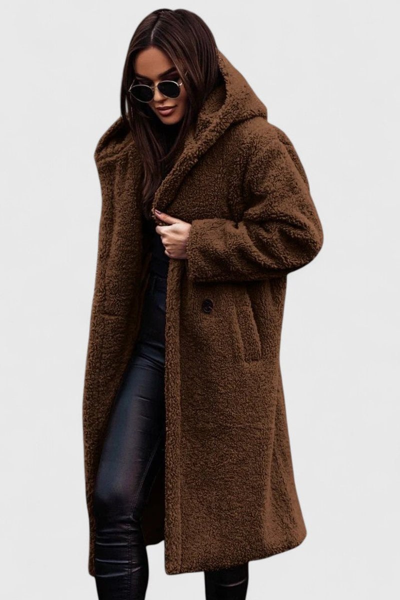 Madison | Women's Jacket Oversized Long Teddy Fleece Winter Coat