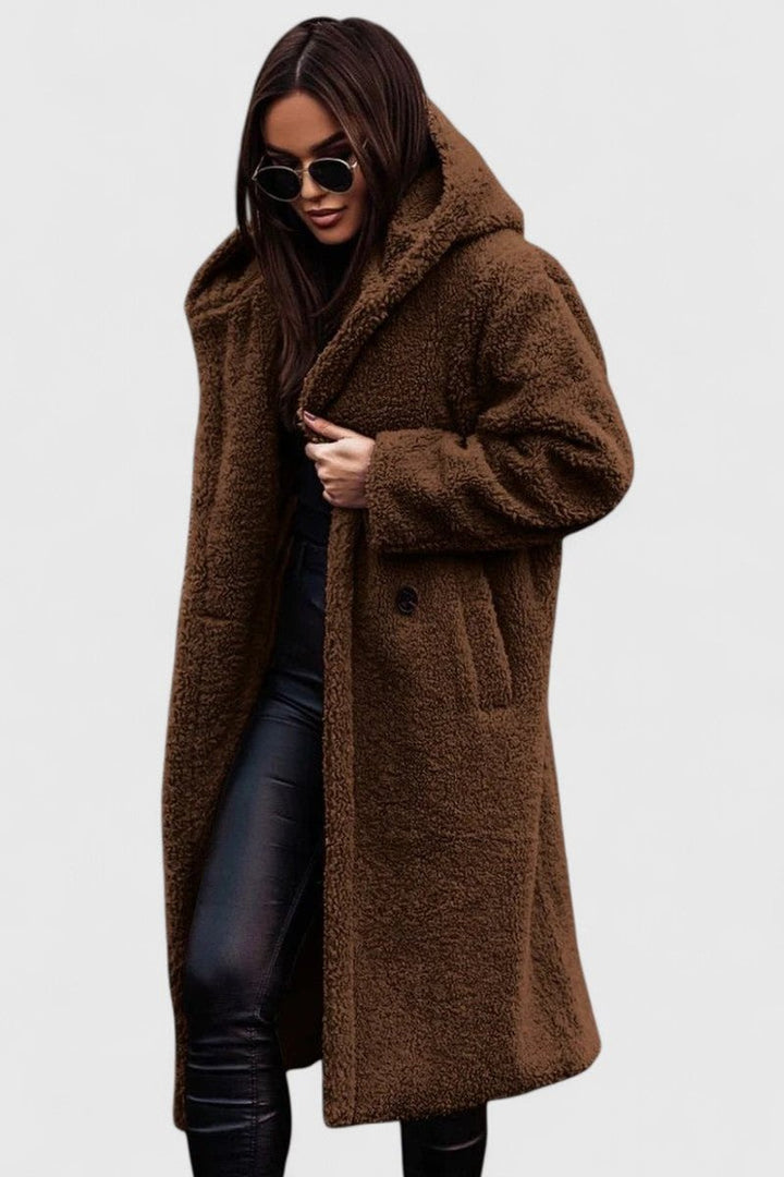 Madison | Women's Jacket Oversized Long Teddy Fleece Winter Coat