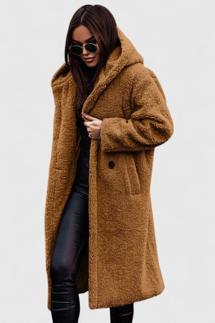 Madison | Women's Jacket Oversized Long Teddy Fleece Winter Coat
