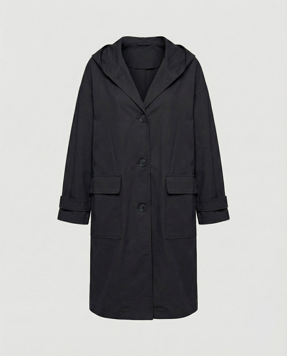 Olivia | Women's Long Waterproof Hooded Trench Coat