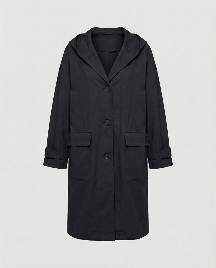 Olivia | Women's Long Waterproof Hooded Trench Coat