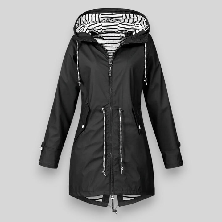 Murielle – Jacket with Striped Lining